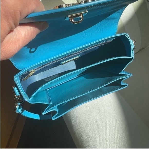 Salvatore Ferragamo Sandrine Small Saffiano Leather Adjustable Shoulder Bag - Picture 9 of 13